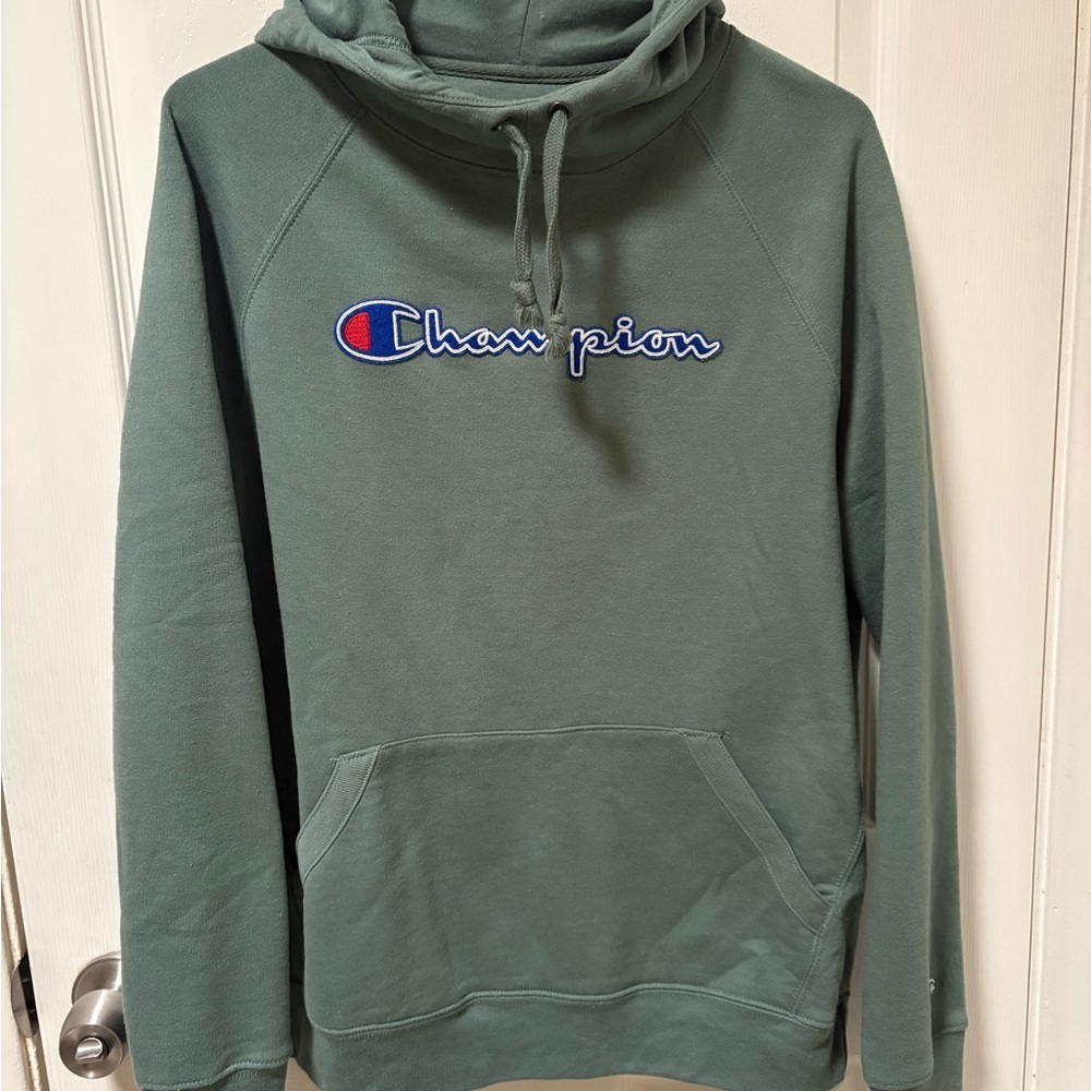 Champion Women's Green Hoodie